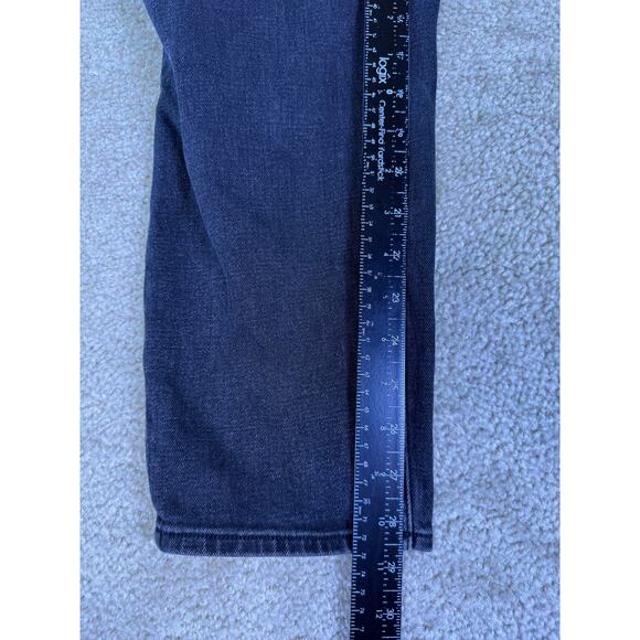 Abercrombie & Fitch Jeans Women Size 33 / 16R Black Super Skinny High Rise D603 - Picture 13 of 15
